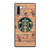 COFFEESHOP STARBUCK WOODEN LOGO Samsung Galaxy Note 10 Case