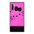 HELLO KITTY PINK BLACK Samsung Galaxy Note 10 Case