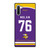 MINNESOTA VIKINGS NOLAN Samsung Galaxy Note 10 Case