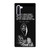 QUOTE INSPIRATION TUPAC 2PAC Samsung Galaxy Note 10 Case