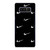 BLACK NIKE LOGO PATTERN Samsung Galaxy Note 8 Case