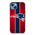 NEW ENGLAND PATRIOTS LOGO STRIPE iPhone 13 Case