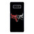 OUTLAW LOGO RED SILVER METAL Samsung Galaxy Note 8 Case