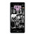 BLACK WHITE WHY DON'T WE Samsung Galaxy Note 9 Case BLACK WHITE WHY DON'T WE Samsung Galaxy Note 9 Case
