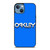 OAKLEY LOGO BLUE SOLID iPhone 13 Case