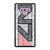 N7 MASS EFFECT LOGO TYPOGRAPHY Samsung Galaxy Note 9 Case