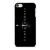 GAME OF THRONES LOGO BLACK iPod Touch 6 Case