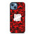 UNDEFEATED BAPE CAMO RED iPhone 13 Case