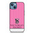 VICTORIA'S SECRET LOGO POLKADOT STRIPE iPhone 13 Case