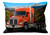 KENWORTH TRUCKS ORANGE Pillow Case Cover Recta KENWORTH TRUCKS ORANGE Pillow Case Cover Recta