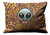 ALIEN PIZZA EMOJI Pillow Case Cover Recta ALIEN PIZZA EMOJI Pillow Case Cover Recta