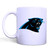 CAROLINA PANTHERS LOGO White Mug