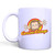 CURIOUS GEORGE LOGO White Mug