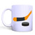 ICE HOCKEY PUCK White Mug