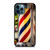 BARBER POLE HAIR CUT iPhone 12 Pro Max Case