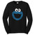 COOKIE MONSTER FACE Long Sleeve T-Shirt