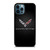 CORVETTE SYMBOLS BLACK iPhone 12 Pro Max Case