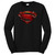 SUPERMAN LOGO MAN OF STEEL Long Sleeve T-Shirt