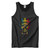 SKULL WITH NEON SHADES Men's Tank Top SKULL WITH NEON SHADES Men's Tank Top