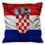 CROATIAN FLAG Cushion Case Cover