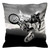 DIRT BIKE ROCKSTAR BLACK WHITE Cushion Case Cover DIRT BIKE ROCKSTAR BLACK WHITE Cushion Case Cover