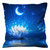 LOTUS FLOWER AND MOON Cushion Case Cover