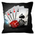 PLAYING CARDS Cushion Case Cover