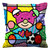 ROMERO BRITTO BEARS Cushion Case Cover ROMERO BRITTO BEARS Cushion Case Cover