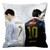 RONALDO AND MESSI Cushion Case Cover RONALDO AND MESSI Cushion Case Cover