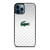 LACOSTE SILVER PATTERN iPhone 12 Pro Max Case