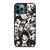 ONE PIECE CHARACTER BLACK WHITE iPhone 12 Pro Max Case