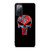 THE PUNISHER SKULL RED BLUE ARTWORK Samsung Galaxy S20 FE Case
