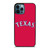 TEXAS BASEBALL LOGO iPhone 12 Pro Max Case