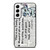 LILO AND STITCH QUOTES Disney Samsung Galaxy S22 Ultra Case