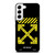 OFF WHITE LOGO YELLOW STRIPE Samsung Galaxy S22 Case