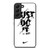 NIKE LOGO JUST DO IT GLITCH BLACK Samsung Galaxy S22 Plus Case