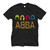 ABBA MUSIC LOGO SILHOUETTE Men's T-Shirt ABBA MUSIC LOGO SILHOUETTE Men's T-Shirt