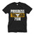 PROGRESS THROUGH PAIN UNDER ARMOUR PROJECT ROCK Men's T-Shirt