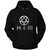 HIM HIM WHITE HEARTAGRAM Hoodie