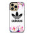 ADIDAS FLOWER ART iPhone 14 Pro Max Case