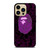 BAPE LOGO VIOLET iPhone 14 Pro Max Case