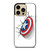 CAPTAIN AMERICA SHIELD 3D iPhone 14 Pro Max Case CAPTAIN AMERICA SHIELD 3D iPhone 14 Pro Max Case