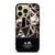 COACH NEW YORK GOLD BLACK TEXTURE iPhone 14 Pro Max Case