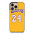 LA LAKERS JERSEY 24 KOBE BRYANT iPhone 14 Pro Max Case