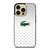 LACOSTE SILVER PATTERN iPhone 14 Pro Max Case