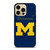 MICHIGAN WOLVERINES GO BLUE iPhone 14 Pro Max Case