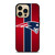 NEW ENGLAND PATRIOTS LOGO STRIPE iPhone 14 Pro Max Case