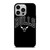 CHICAGO BULLS LOGO BLACK iPhone 14 Pro Case