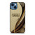 AUDI LOGO ELEGAN GOLD TEXTURE iPhone 14 Case