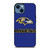 BALTIMORE RAVENS LOGO iPhone 14 Case